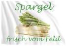 Werbefahnen für Spargelverkauf drucken